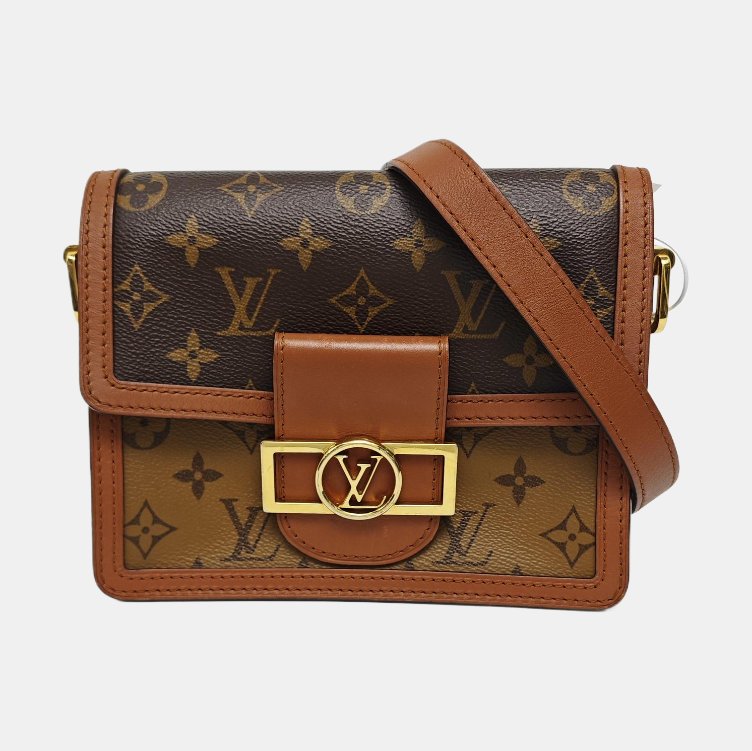 DAUPHINE Mini Coated Canvas Brown