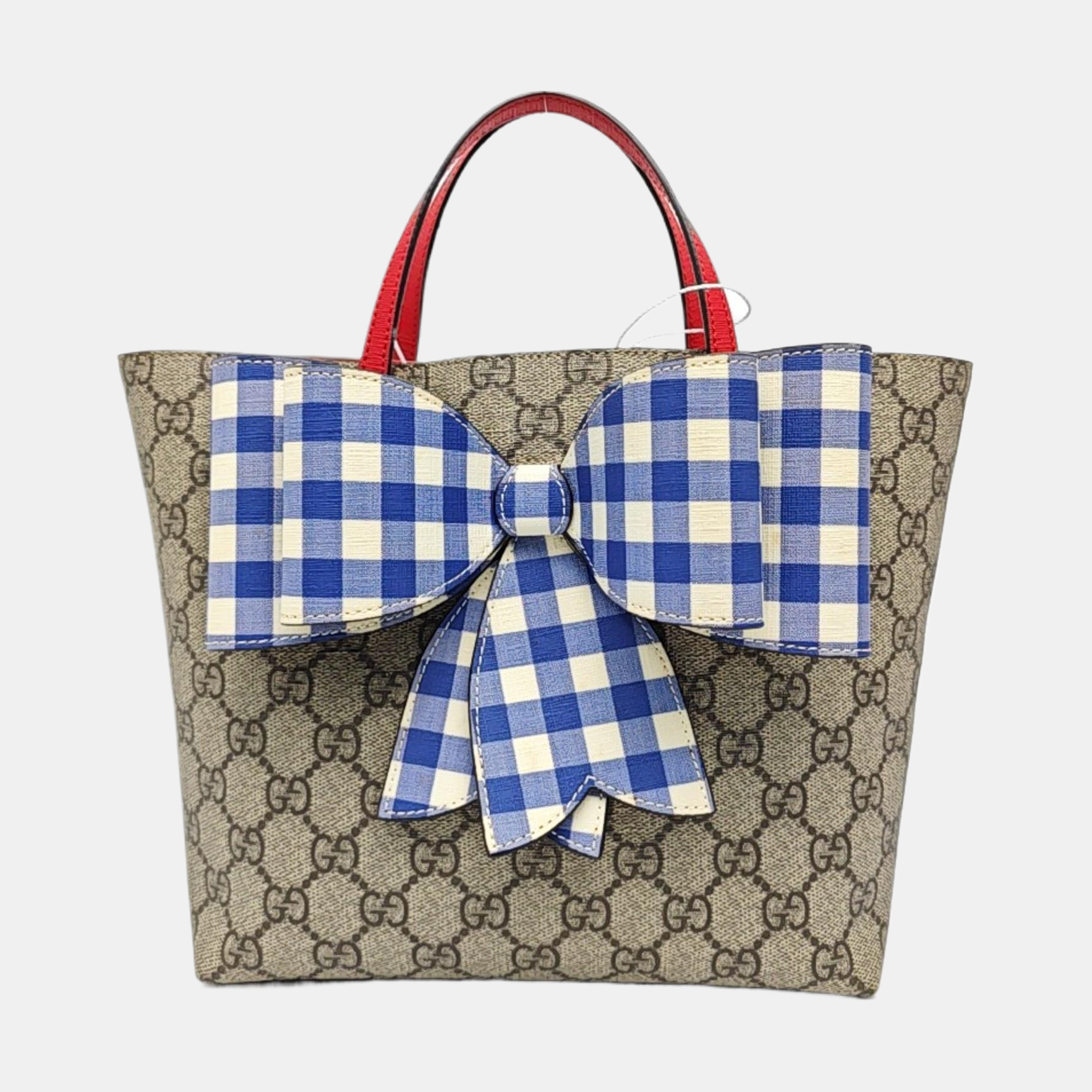 Children’s GG Bucket Monogram Coated Canvas Beige