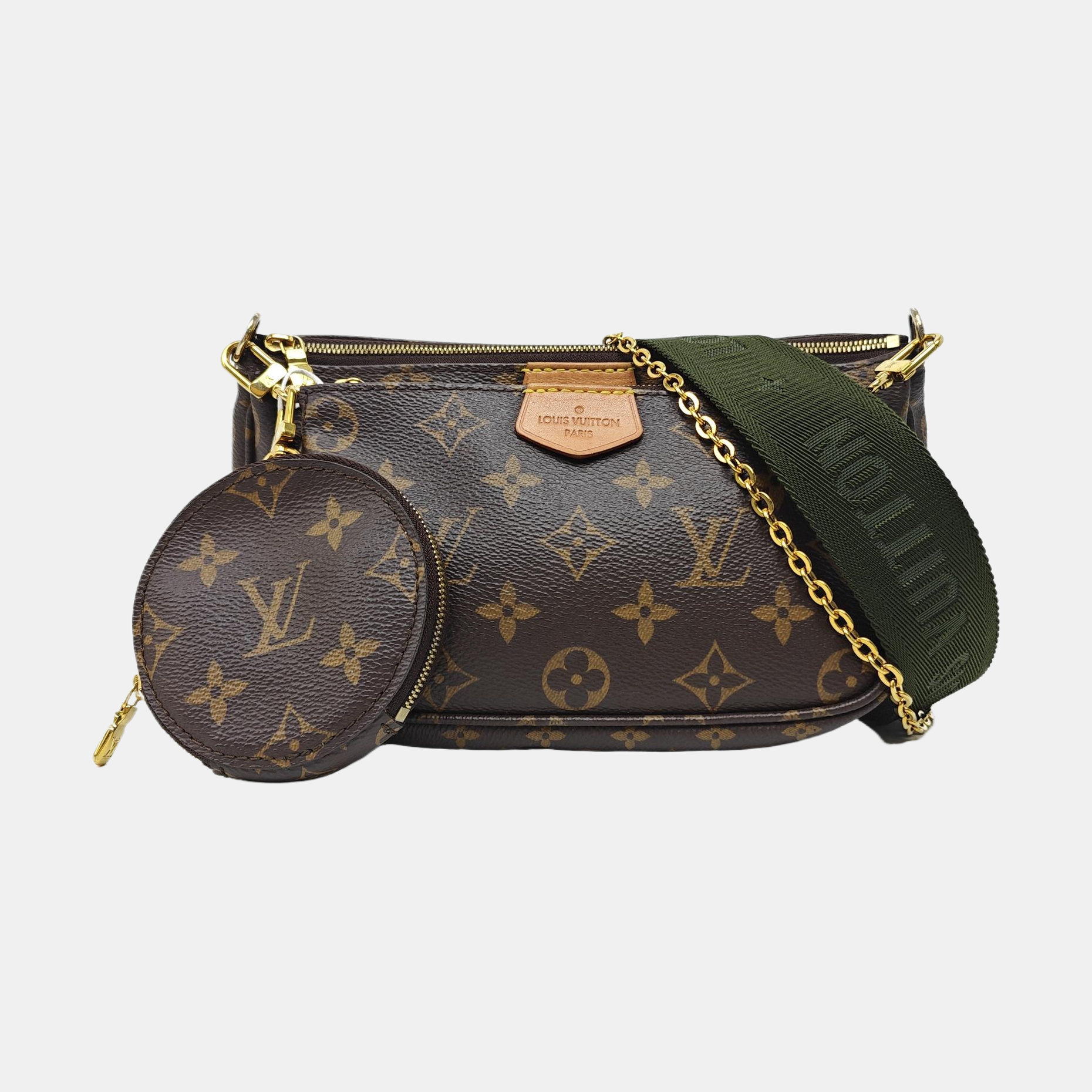 MULTI Monogram Coated Canvas Brown