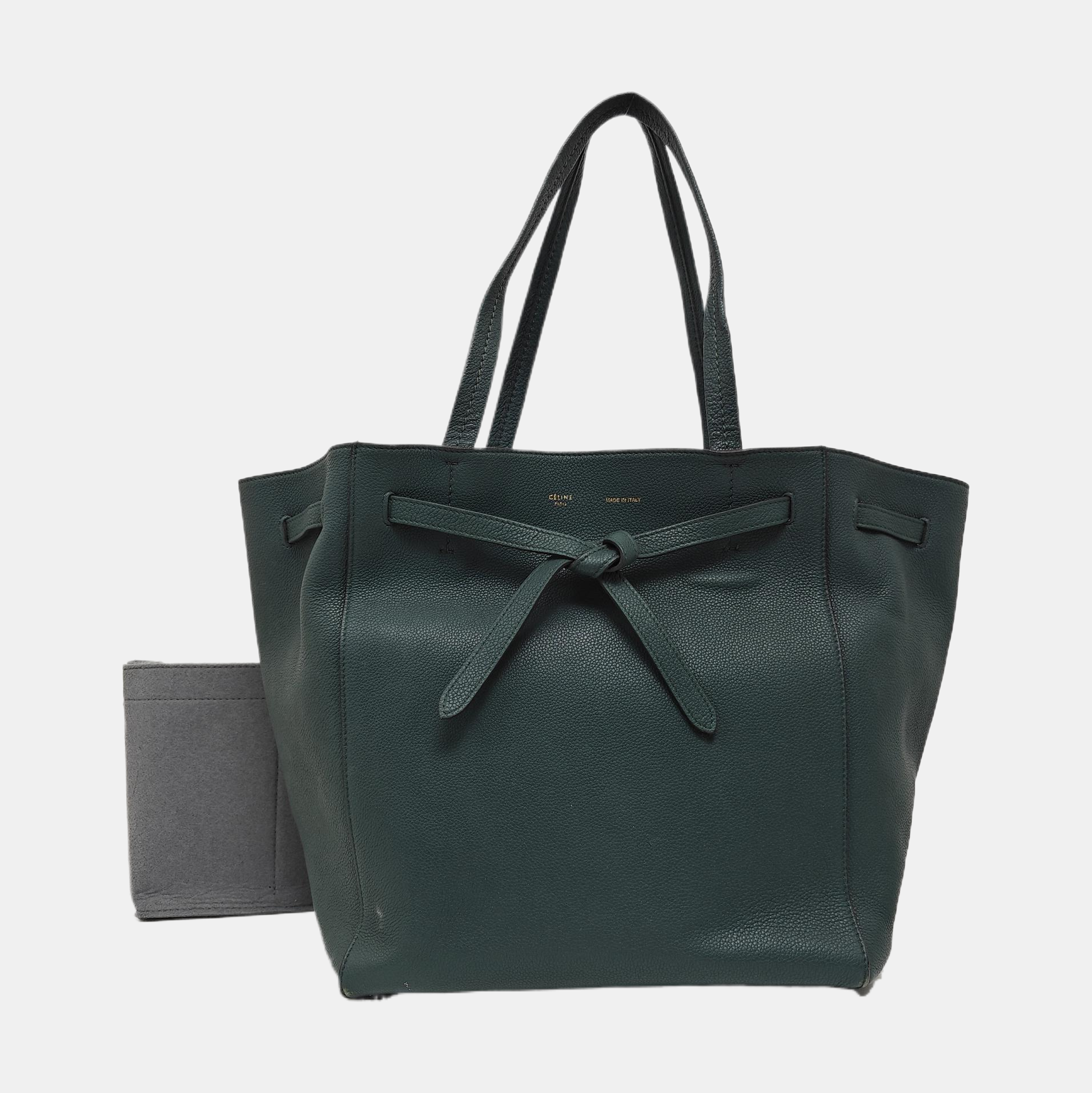 CABAS PHANTOM Small Calfskin Green