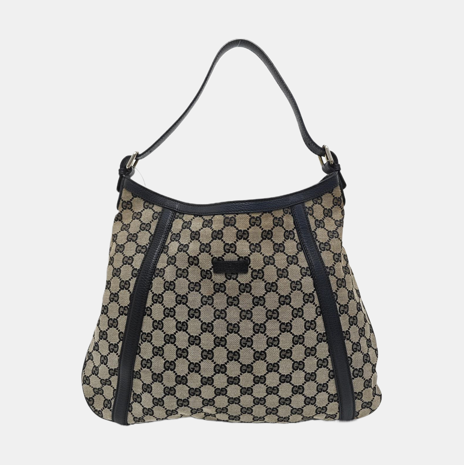 Monogram Coated Canvas Tote Bag Beige