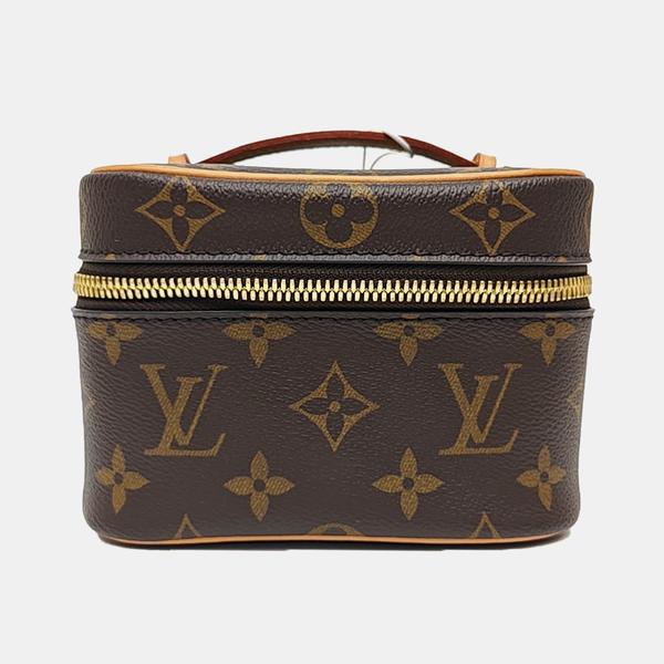 NICE Super Mini Monogram Coated Canvas Brown
