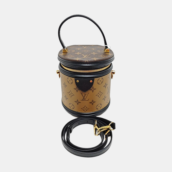 CANNES PM Monogram Coated Canvas Brown