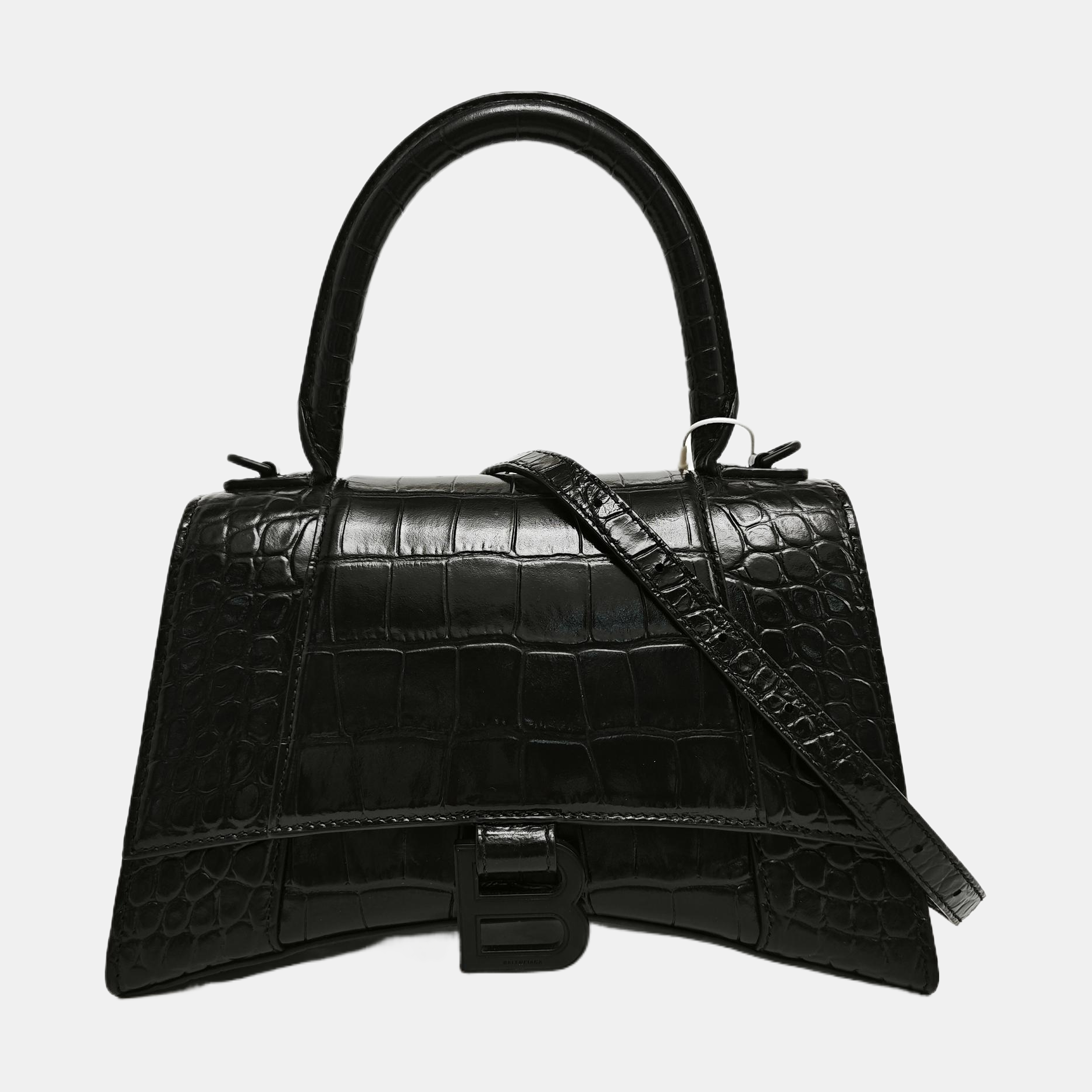 Hourglass S Calfskin Black