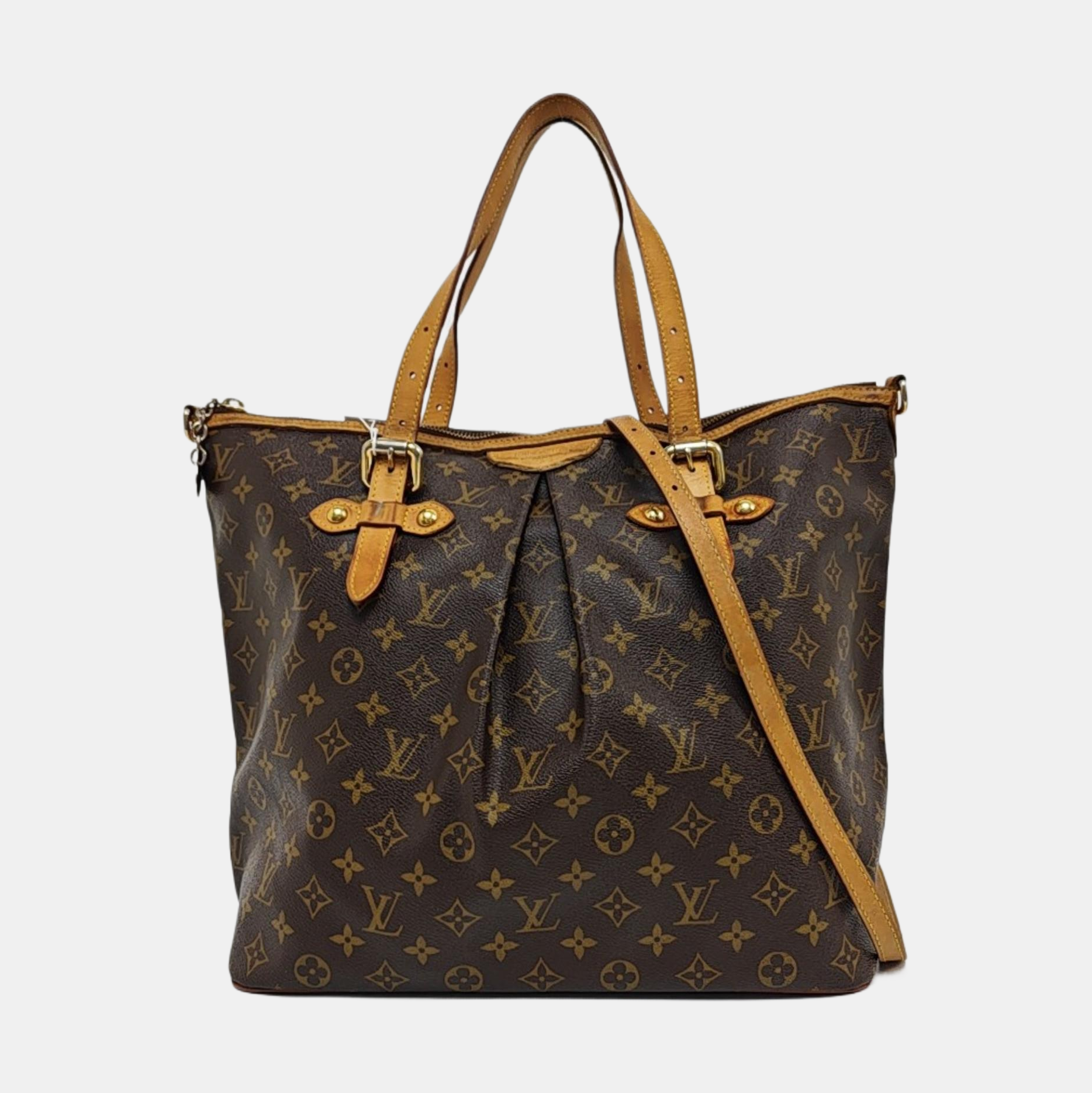 PALERMO GM Monogram Coated Canvas Brown
