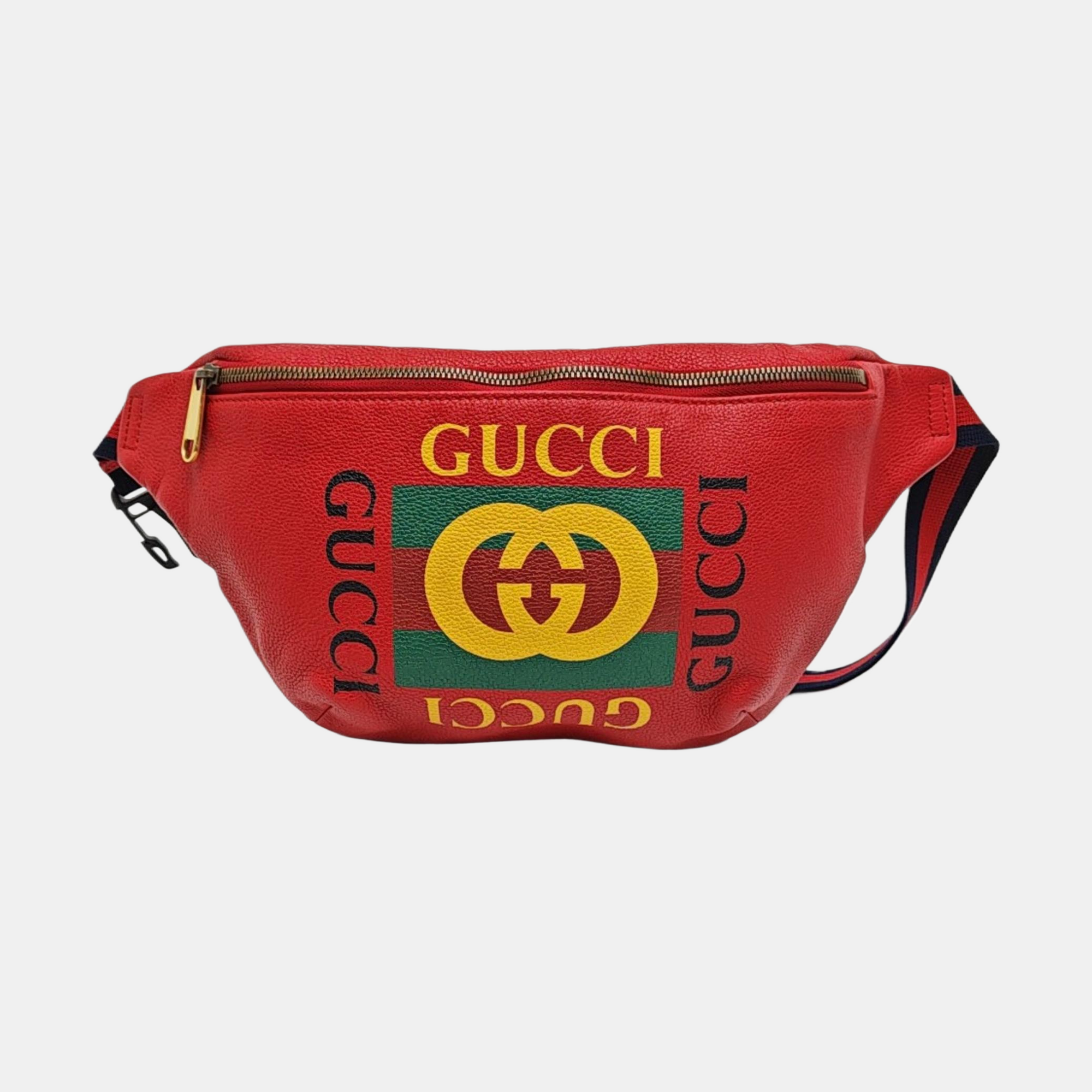 Print Large Calfskin Red