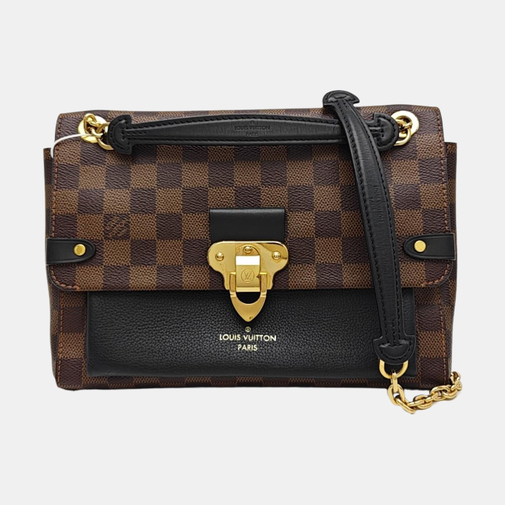 VAVIN PM Damier Ebene Coated Canvas Brown