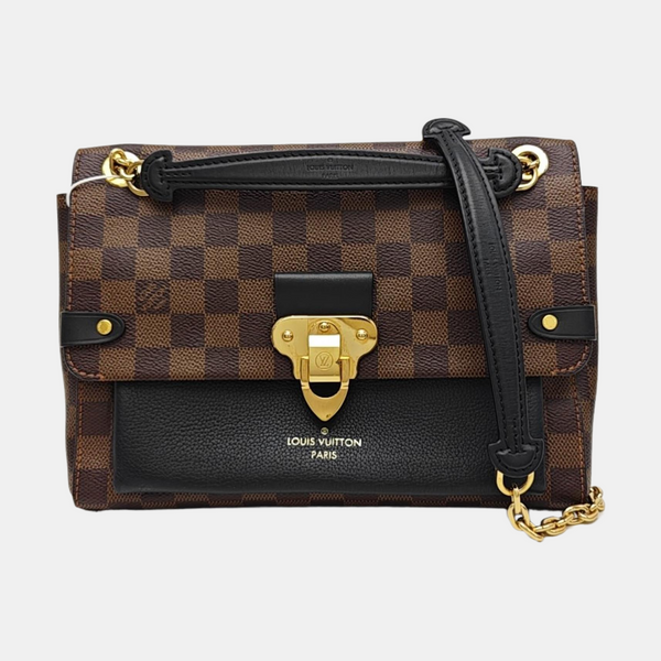 VAVIN PM Damier Ebene Coated Canvas Brown