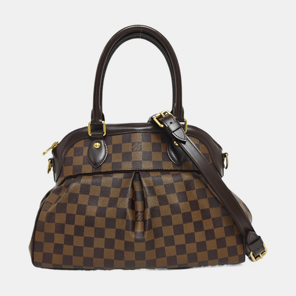 TREVI PM Damier Ebene Coated Canvas Brown