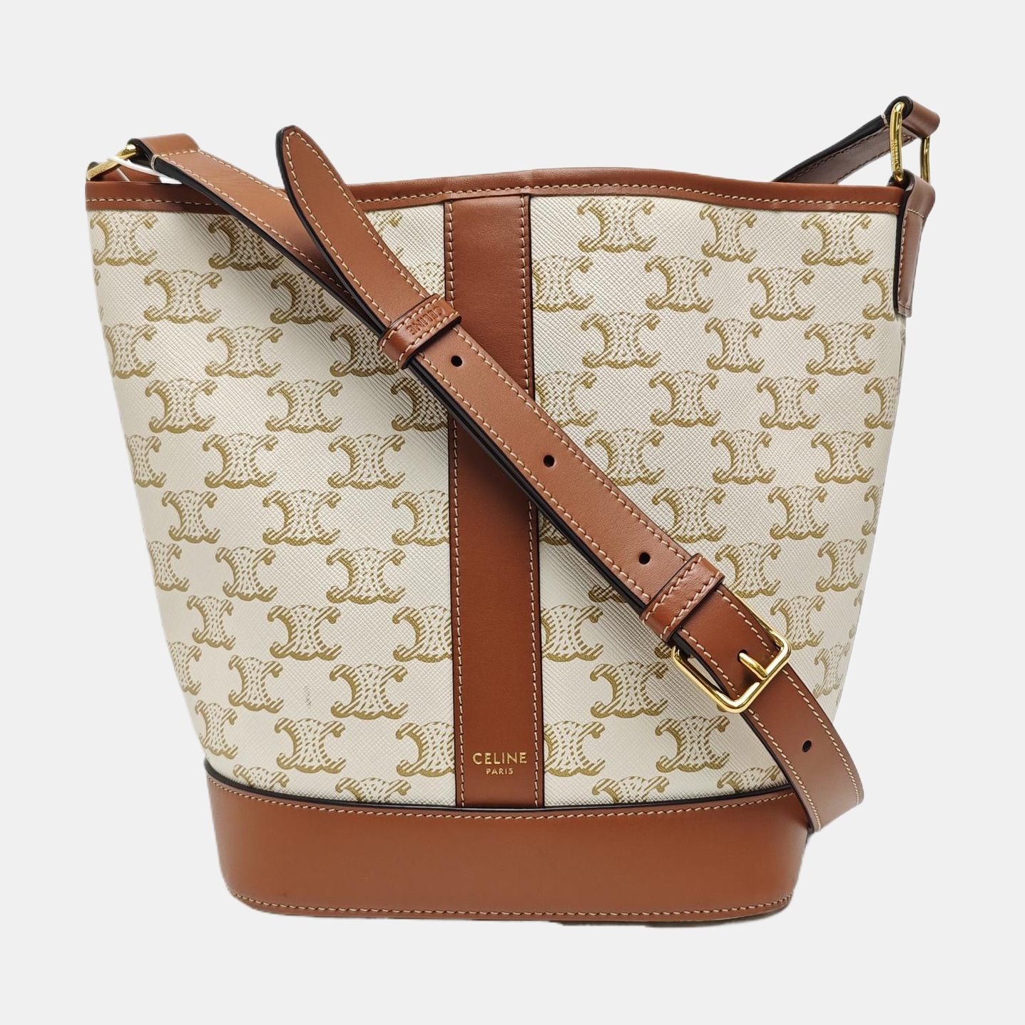 TRIOMPHE CANVAS Small Coated Canvas Beige