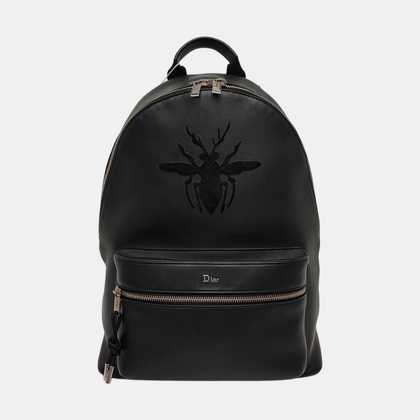 Leather Backpack Black