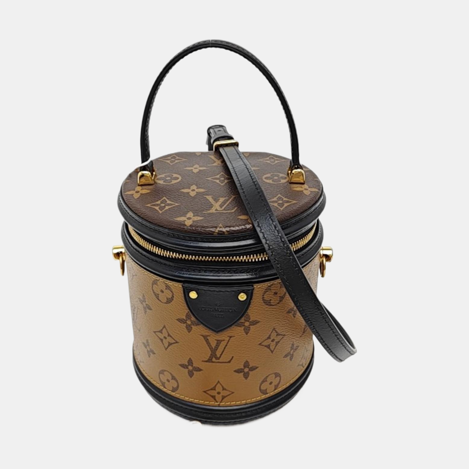 CANNES PM Monogram Coated Canvas Brown