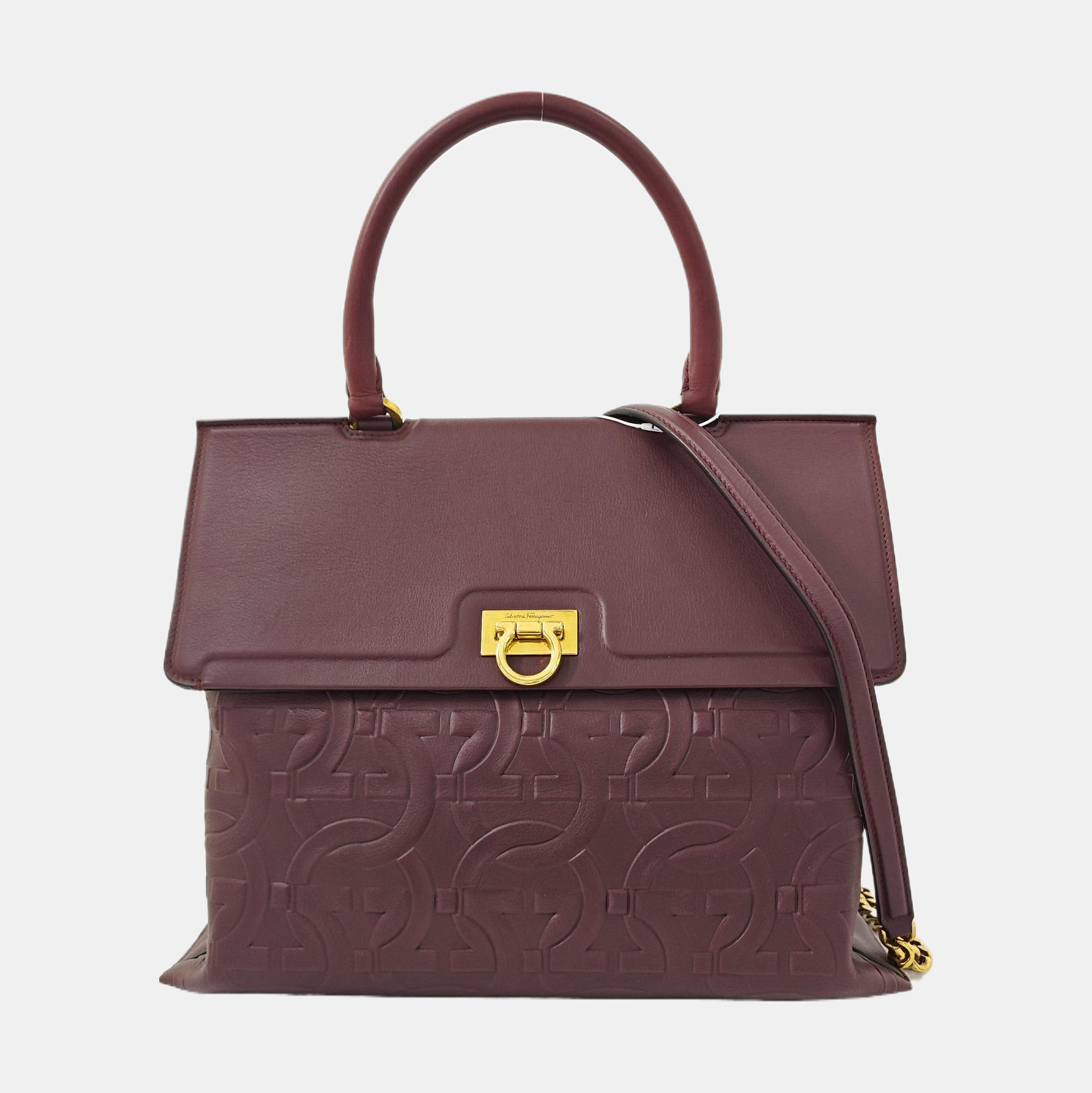 Trifolio Medium Calfskin Red