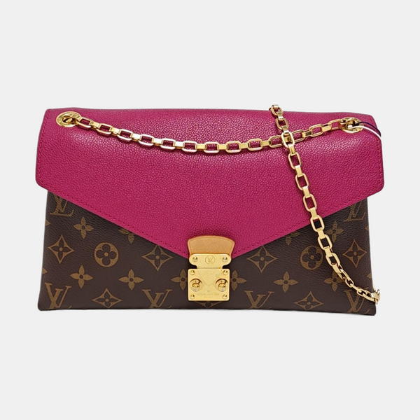 PALLAS Monogram Coated Canvas Brown