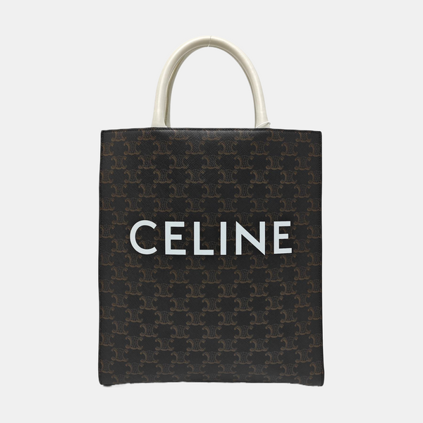CABAS CELINE Small Coated Canvas Black
