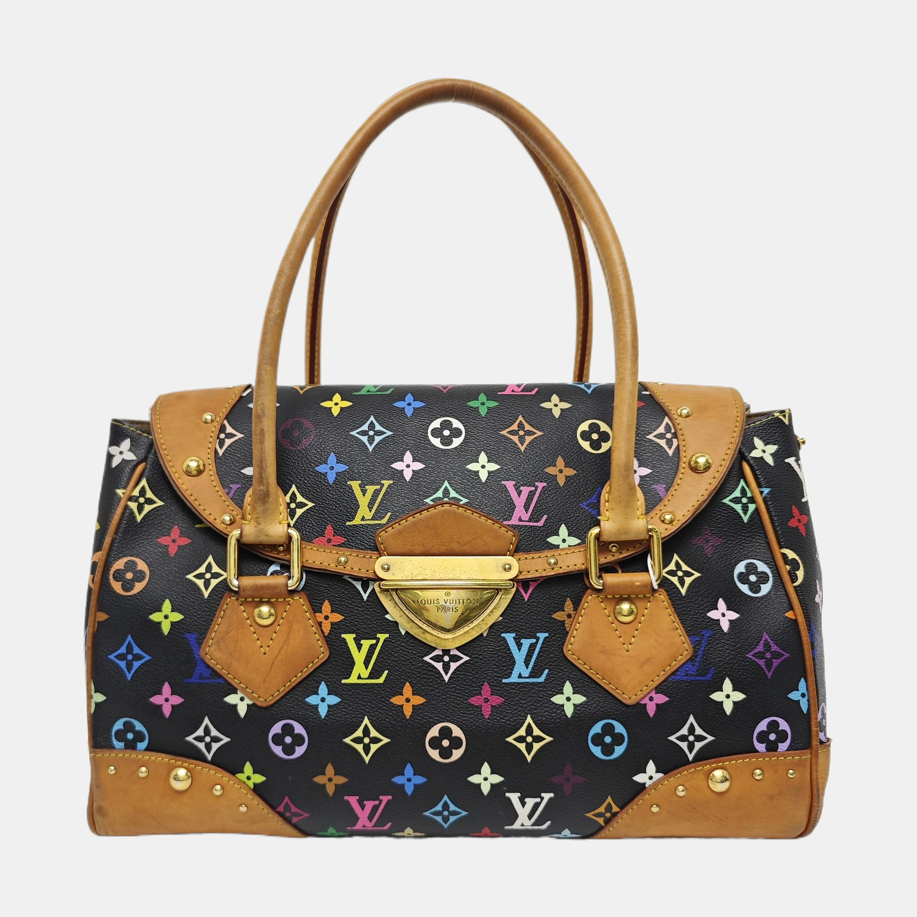 LV × TM BEVERLY GM Monogram Coated Canvas Black
