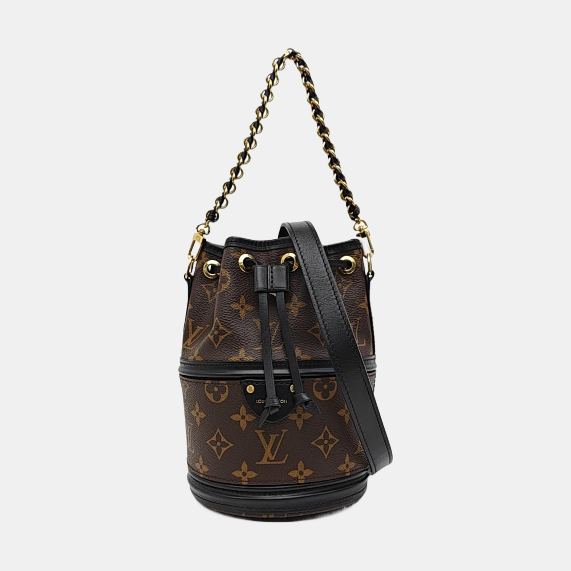 CANOÉ Monogram Coated Canvas Brown
