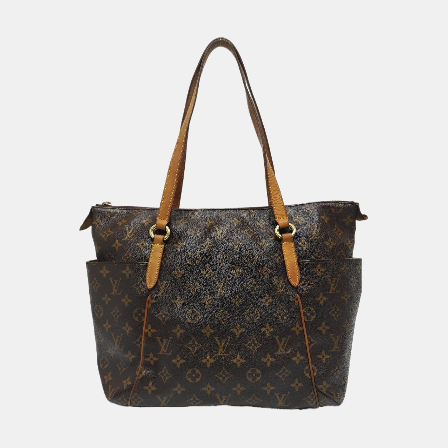 TOTALLY Monogram Coated Canvas Brown