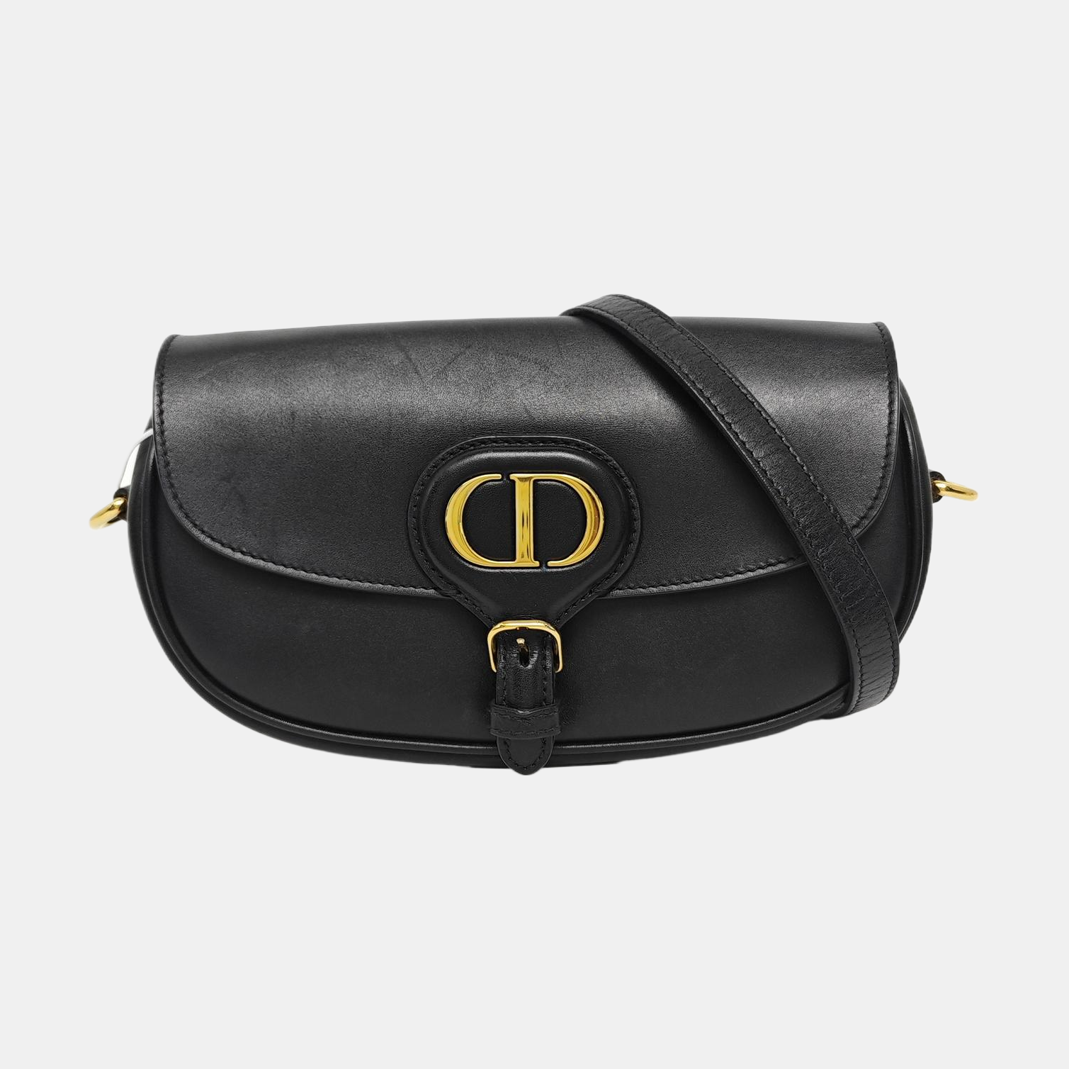 Authenticated pre-owned  Bobby Calfskin Black - Shoulder Bag at Looply