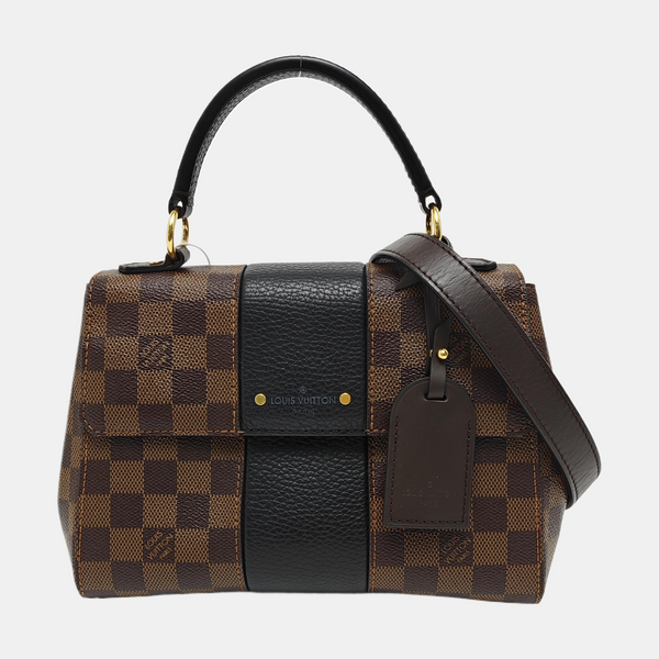 BOND STREET BB Damier Ebene Coated Canvas Brown