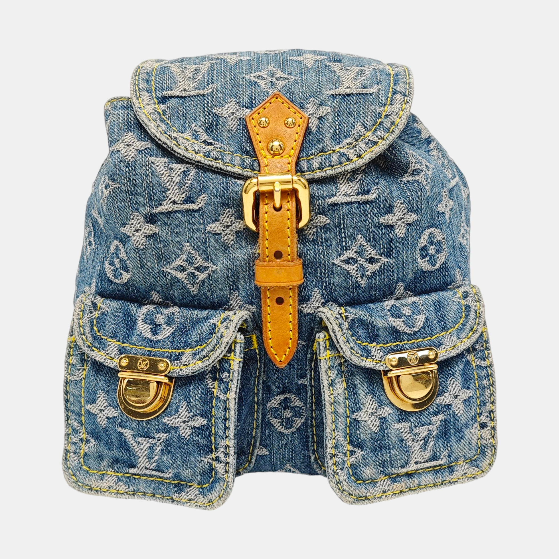SAC AD Monogram Denim Blue