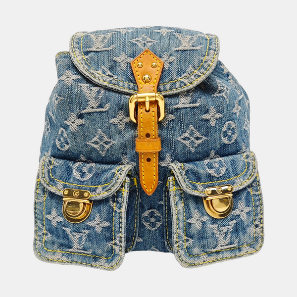 SAC AD Monogram Denim Blue