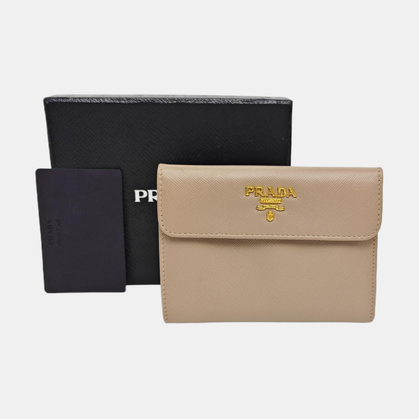 Saffiano Calfskin Wallet Pink