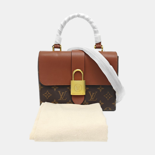 LOCKY BB Monogram Coated Canvas Brown