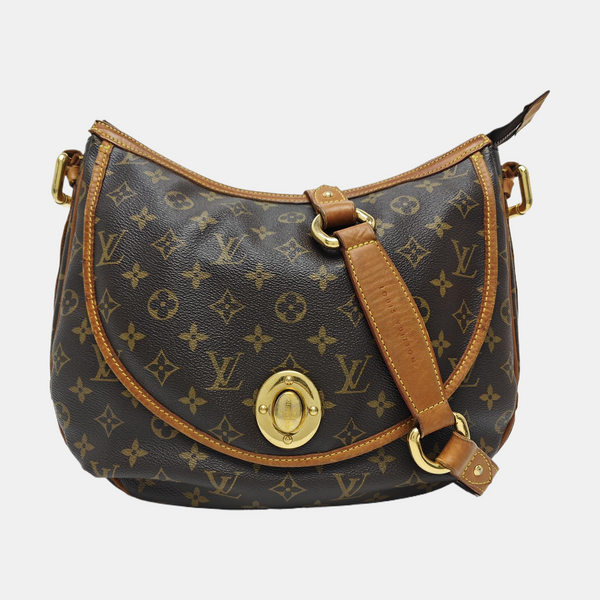 TULUM GM Monogram Coated Canvas Brown