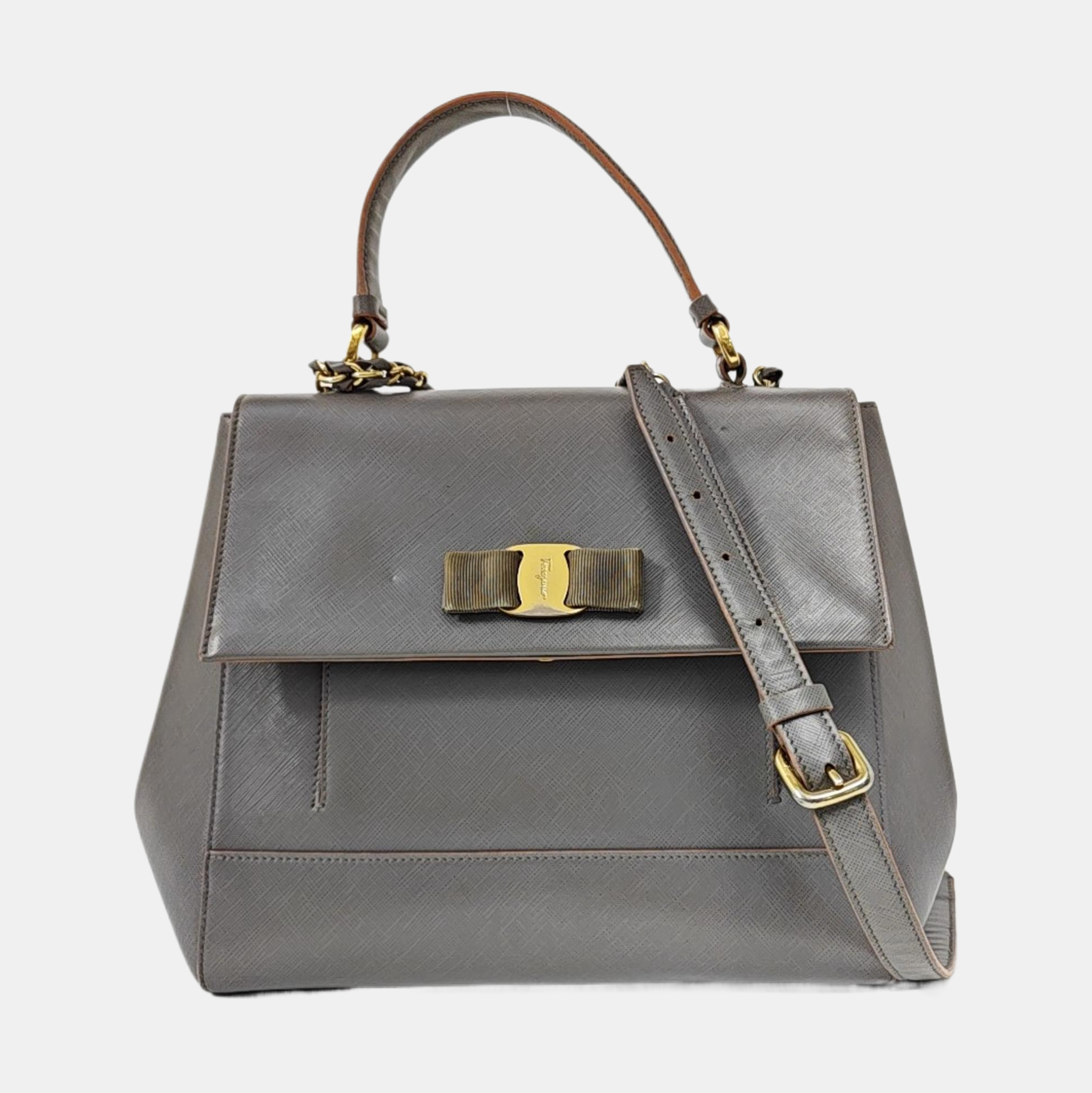 Carrie Calfskin Gray