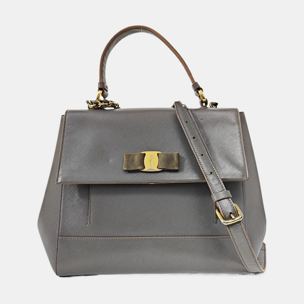 Carrie Calfskin Gray