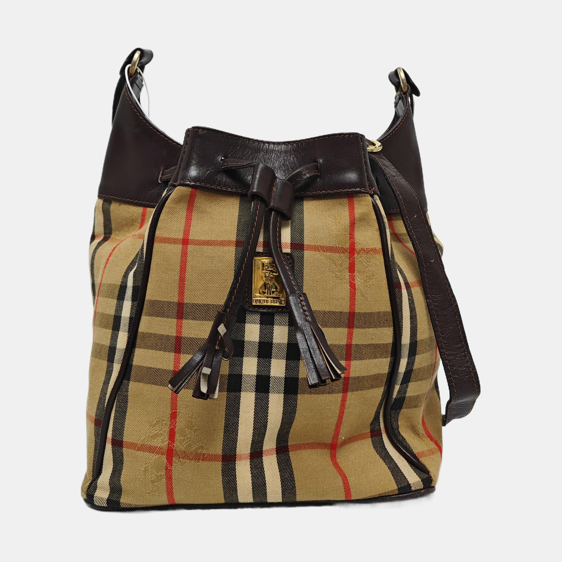 Canvas Shoulder Bag Brown