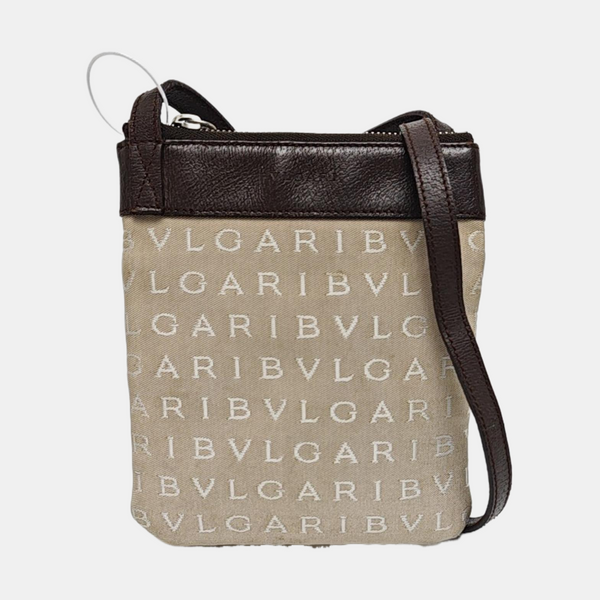 LOGO MANIA Canvas Brown