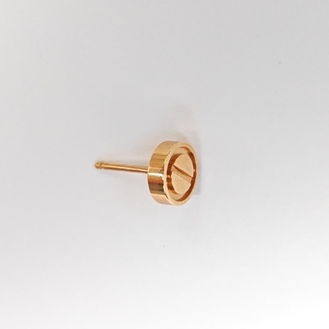 LOVE 18k Rose Gold Stud Earrings