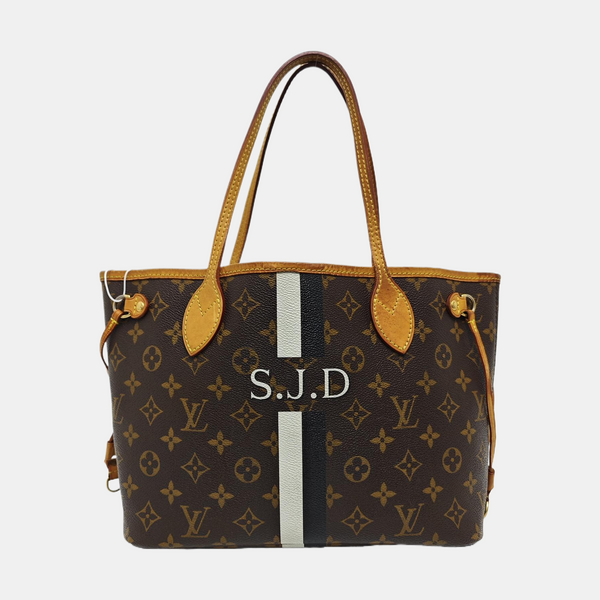 NEVERFULL PM Monogram Coated Canvas Brown