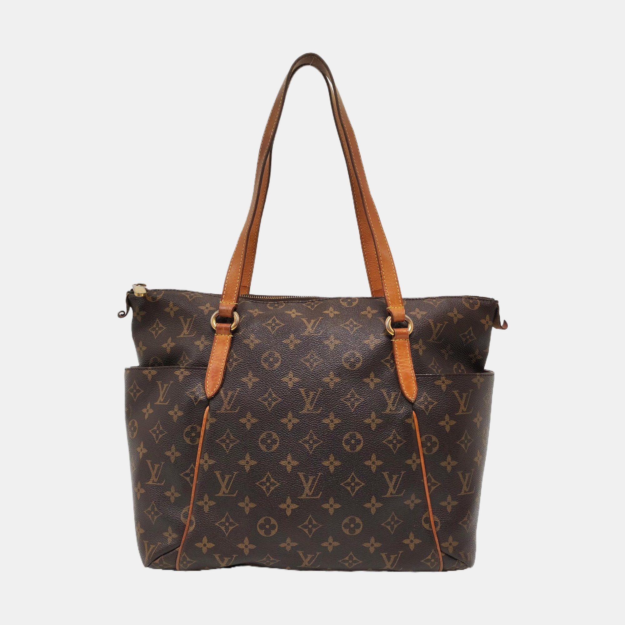 TOTALLY Monogram Coated Canvas Brown