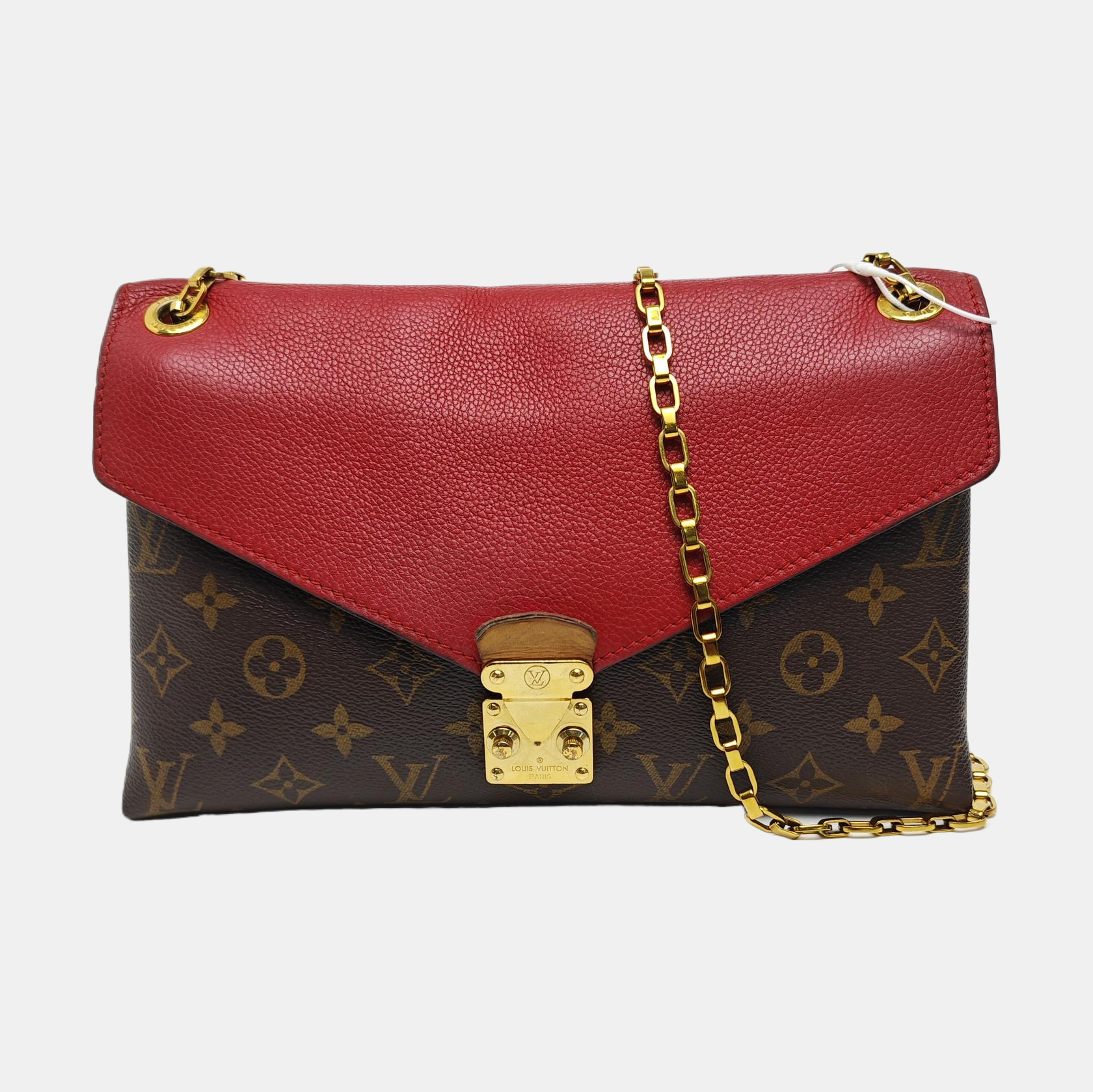 PALLAS BB Monogram Coated Canvas Brown