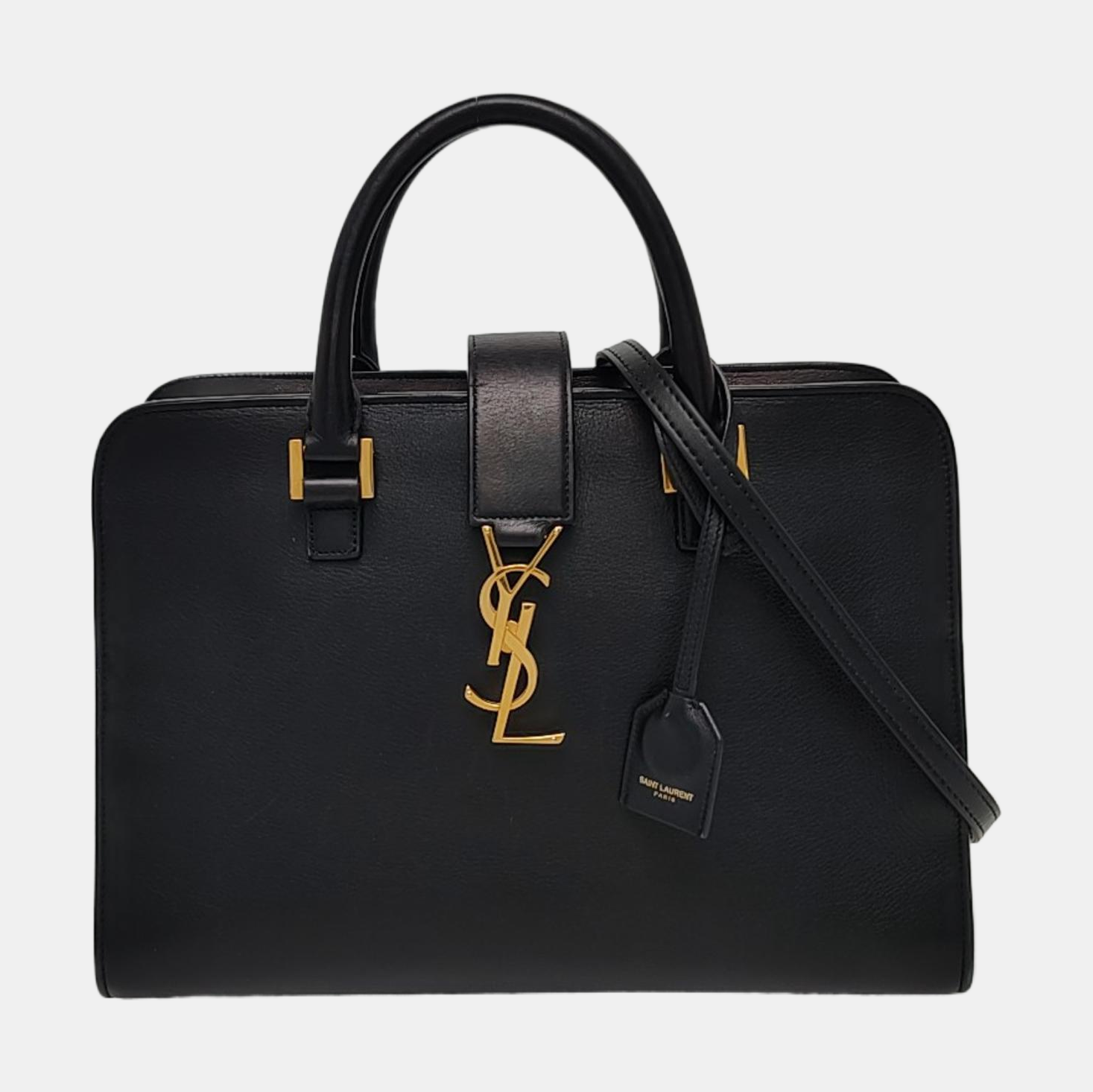 MONOGRAM CABAS Calfskin Black