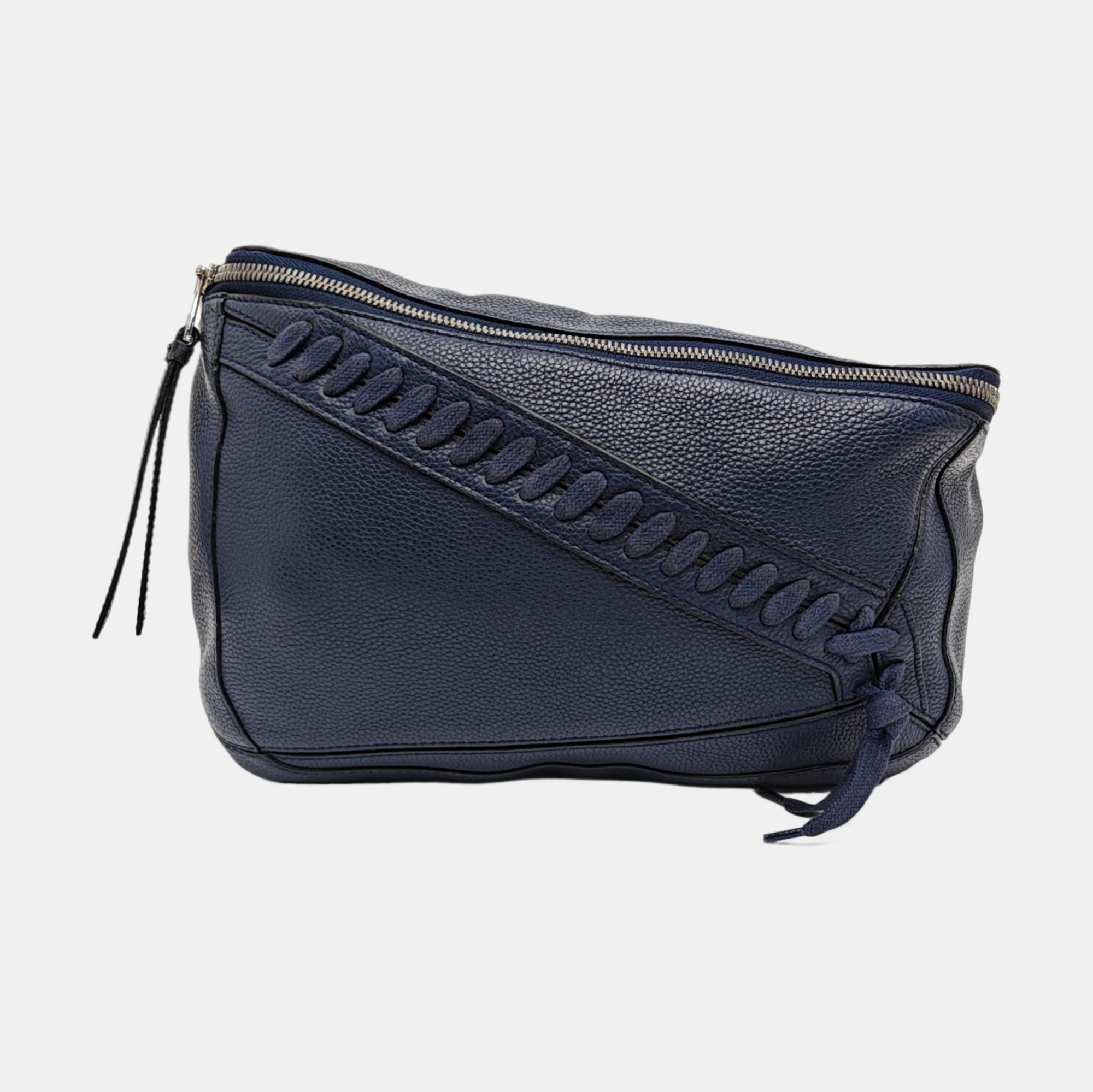Calfskin Shoulder Bag Blue