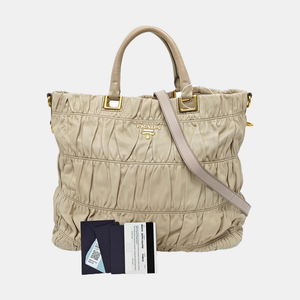Gaufre Calfskin Beige