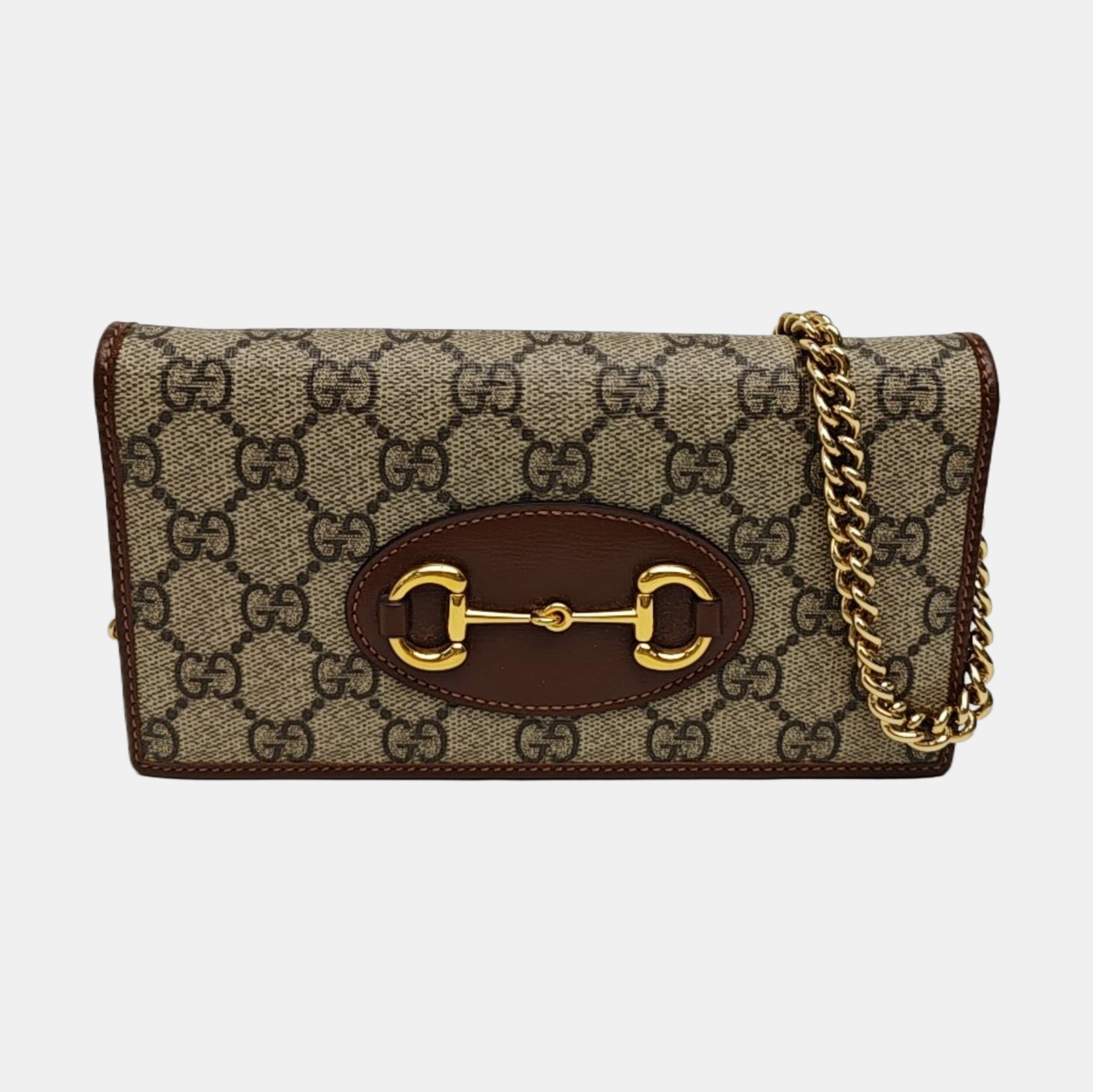 Horsebit 1955 WOC Monogram Coated Canvas Beige