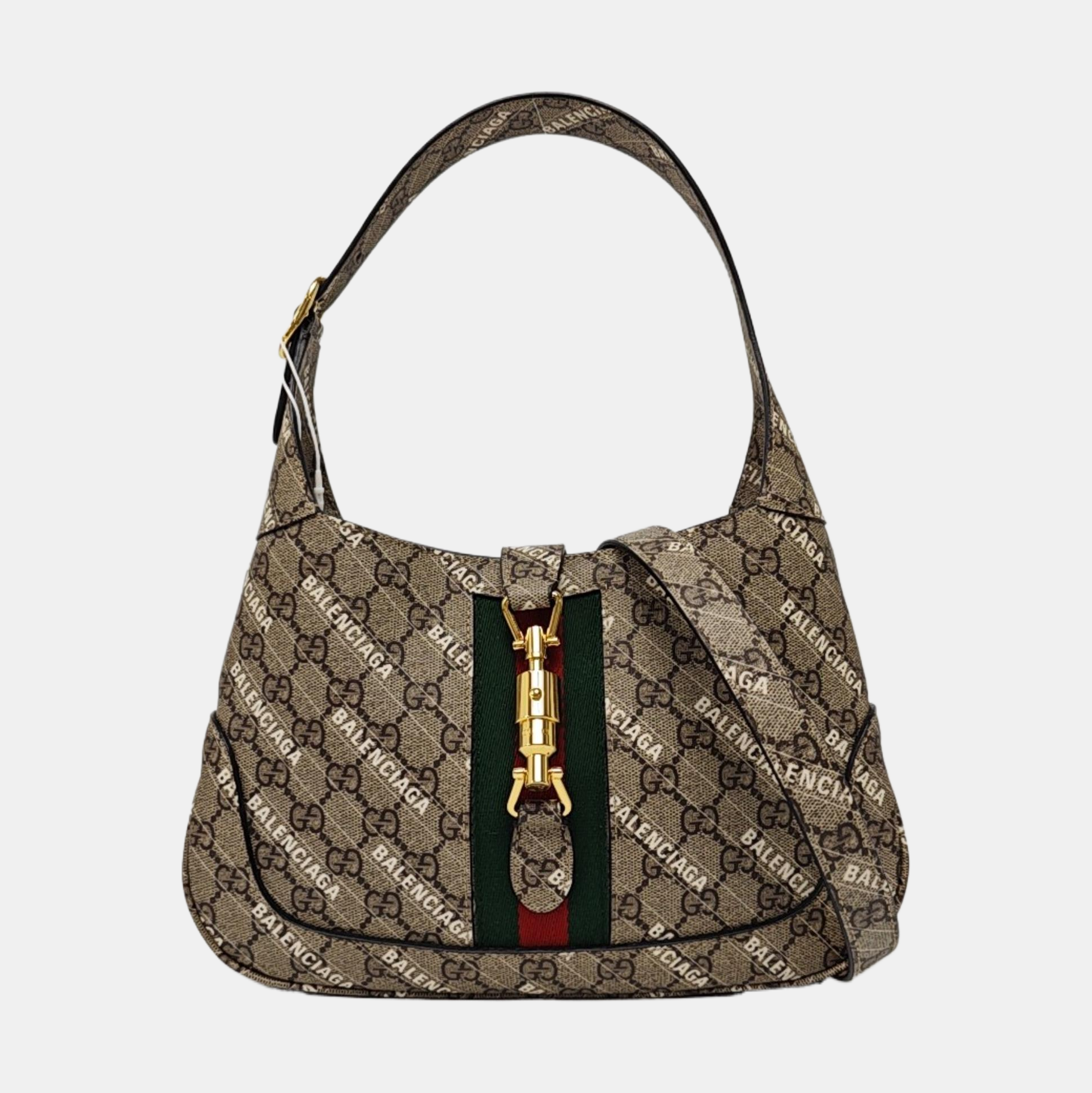 The Hacker Project Small Monogram Coated Canvas Black