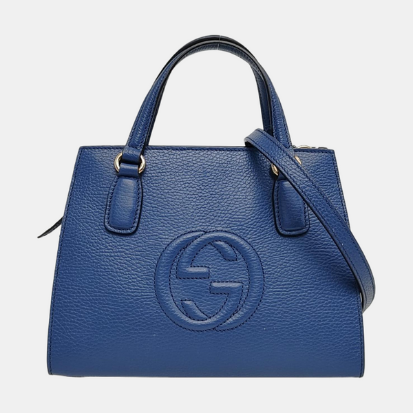 Authenticated pre-owned  Soho Calfskin Blue - Shoulder Bag at Looply
