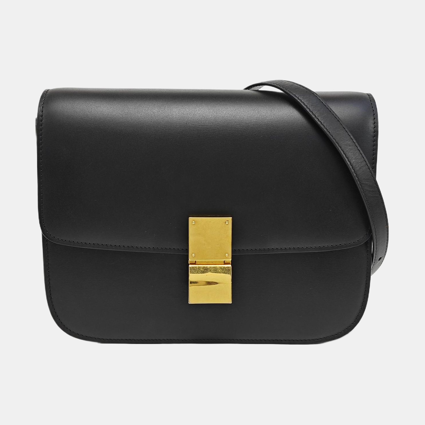 CLASSIC BOX Medium Calfskin Black