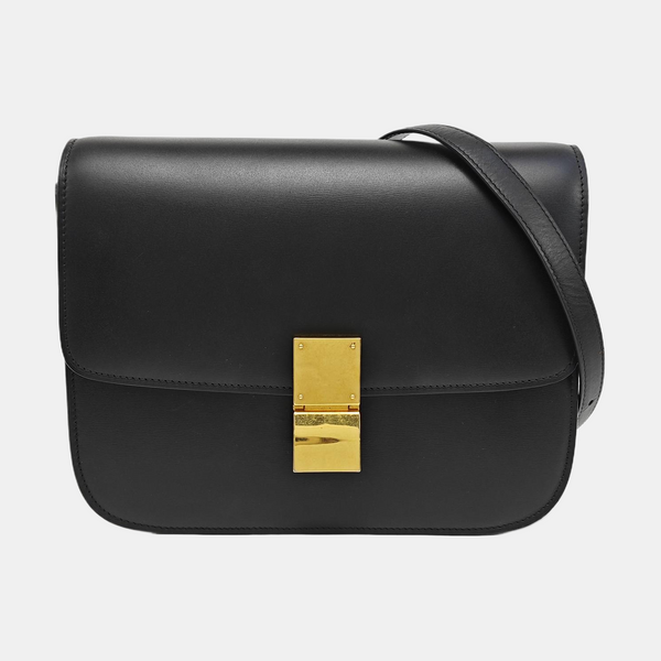 CLASSIC BOX Medium Calfskin Black