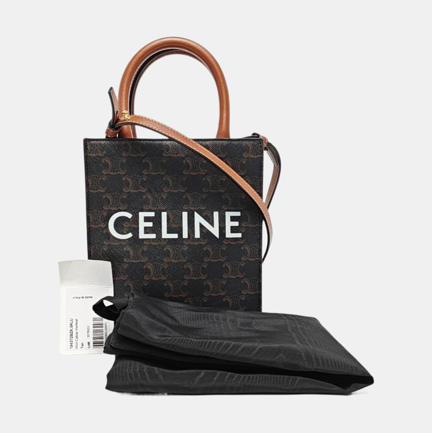 CABAS CELINE Mini Coated Canvas Brown