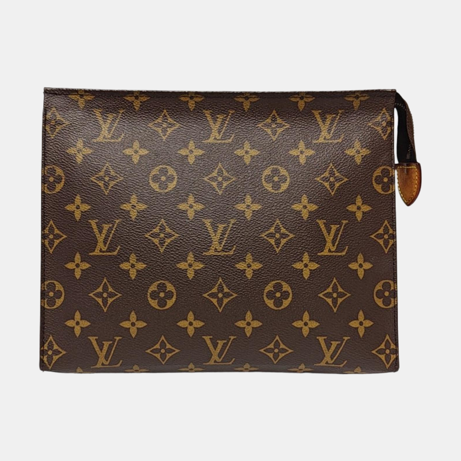 TOILET POCKET 26 Monogram Coated Canvas Brown