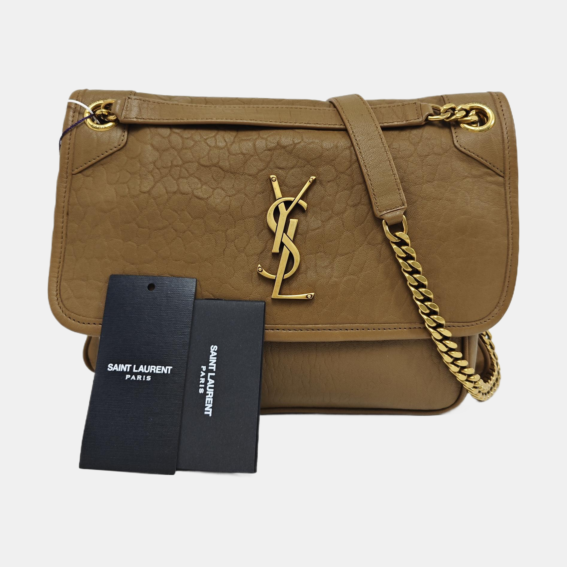 NIKI Medium Lambskin Brown