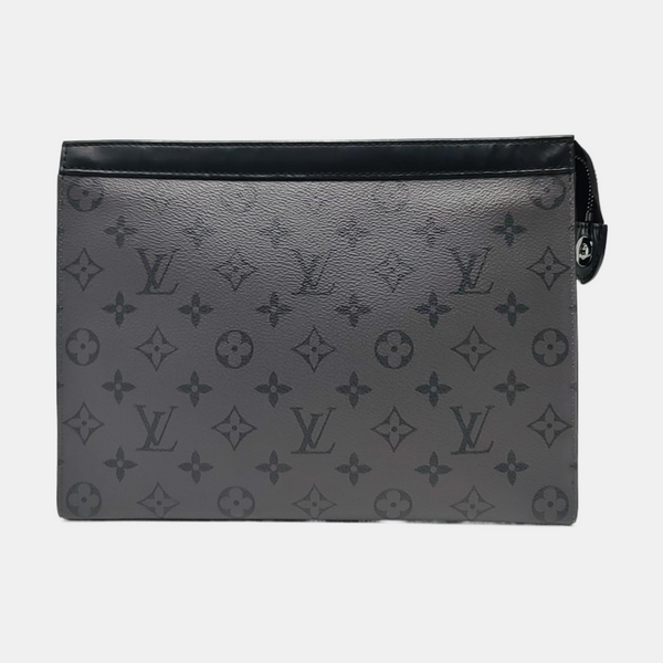 Pochette Voyag MM Monogram Coated Canvas Gray