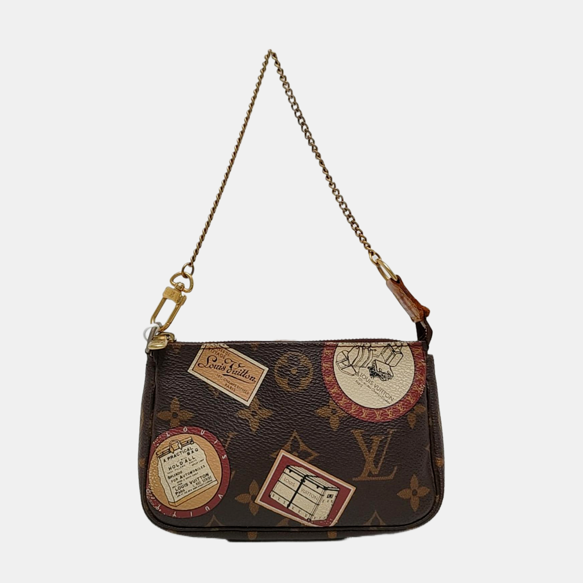 ACCESSOIRES Mini Monogram Coated Canvas Brown